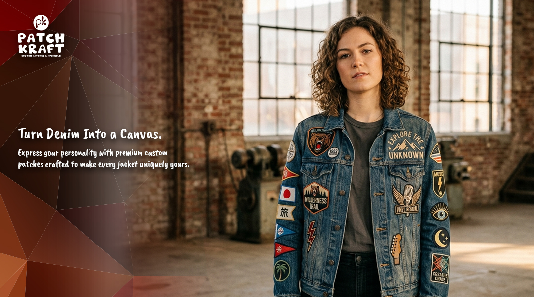 Wear your identity — custom patches for jackets, hoodies, caps, bags and more